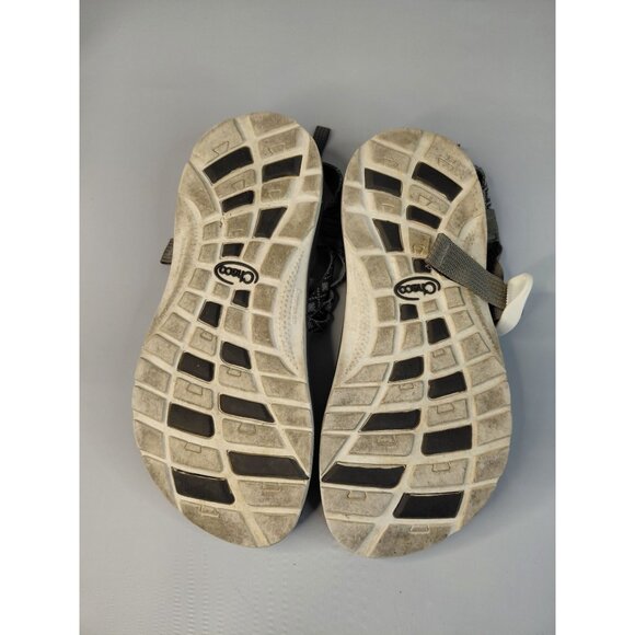Chaco women's Performance Sandals Size 6 Gray Diamond Pattern Adjustable Strap - Picture 7 of 8